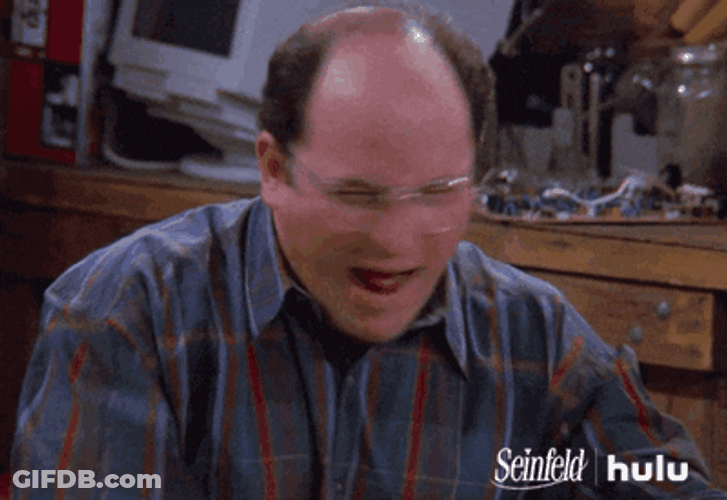 Stressed Out Seinfield George Costanza GIF