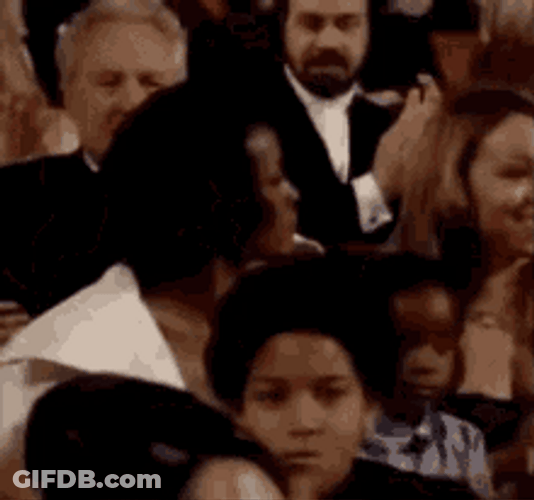 Stressed Out Woman Looking Around GIF