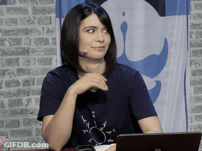 Stressed Woman Looking Away GIF