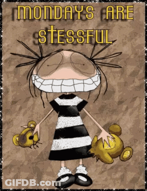 Stressful Crazy Monday GIF