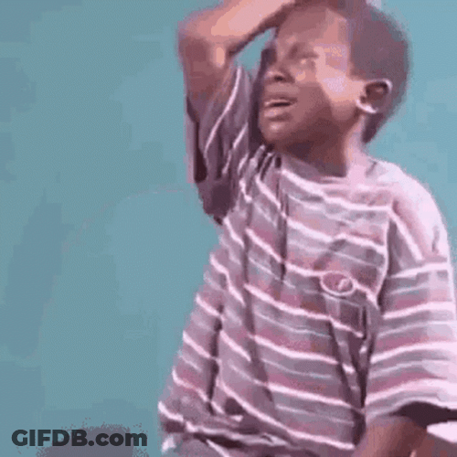Stressing Boy In Stripes GIF