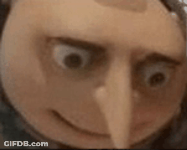 Stressing Gru Staring Into Nothing GIF