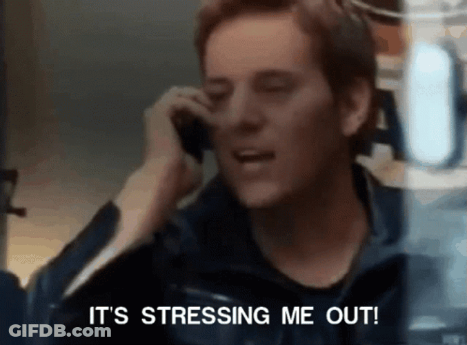Stressing Me Out Calling Someone GIF