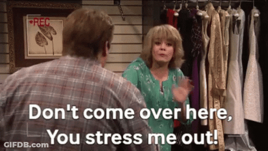 Stressing Saturday Night Live GIF