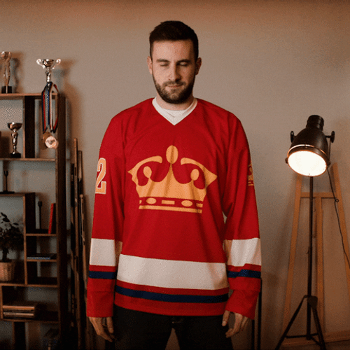 Stretching Krusovice Hockey GIF