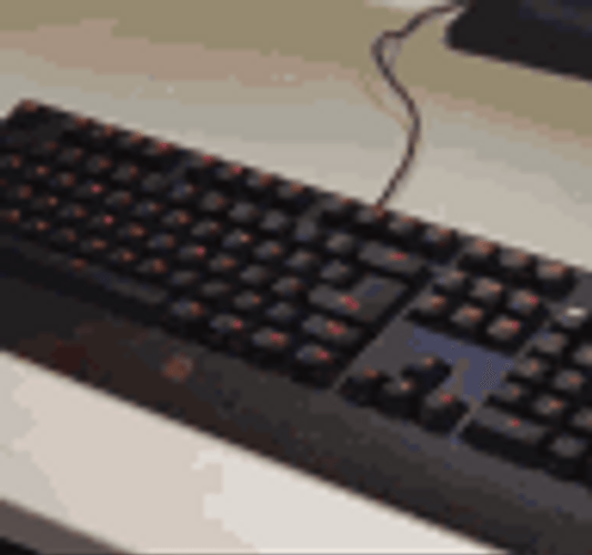 Stretching & Typing GIF