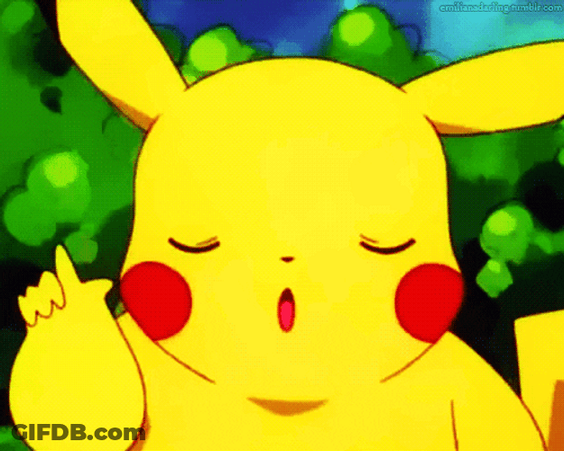 Strict Pikachu Shaking Finger No No GIF