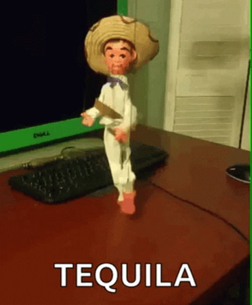 String Puppet Dancing Tequila GIF