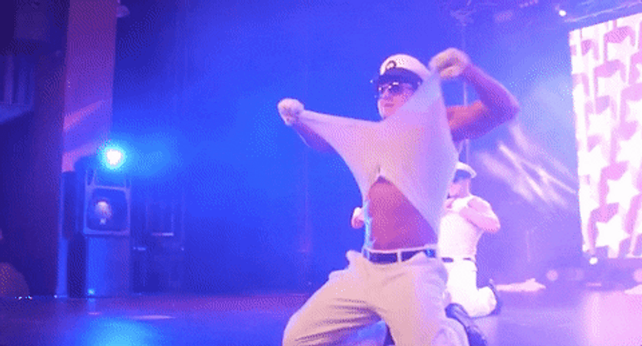 Strip Tease Sea Magic Men Performance GIF