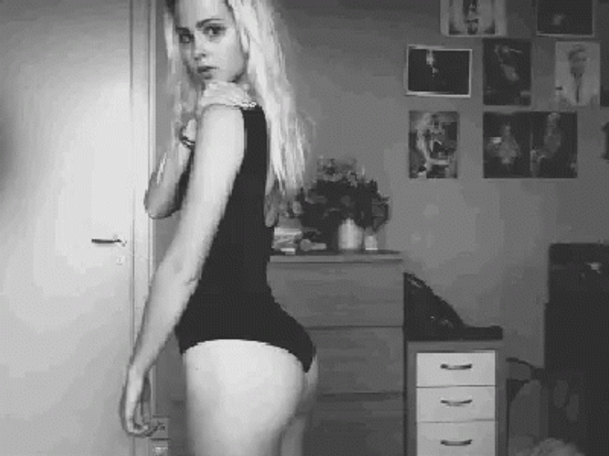 Strip Tease Sexy Shoulder GIF