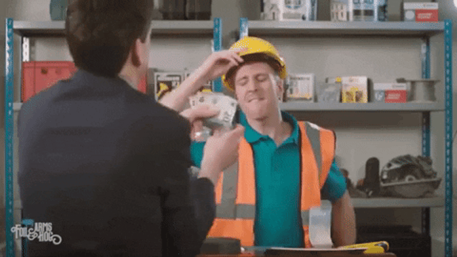 Strip Tease With Money Throwing GIF