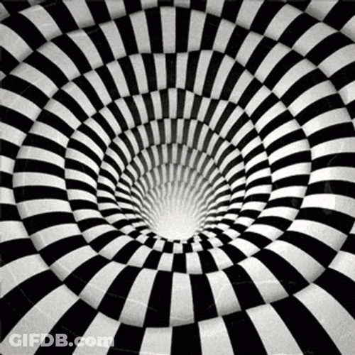Stripe Circular Loop Optic GIF