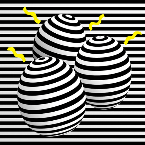 Stripe Egg Laying King Fractal GIF