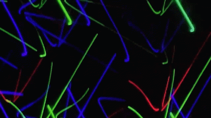 Strobe Light Colorful Abstract Lines GIF