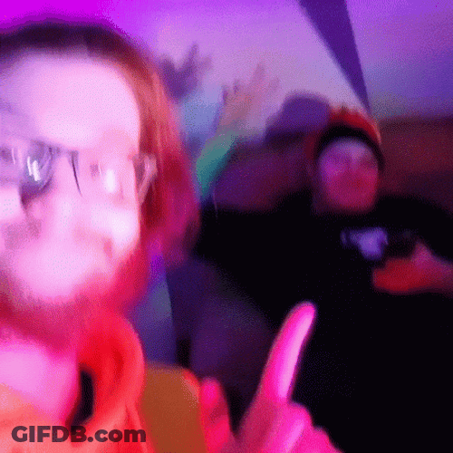Strobe Light Colorful Party Wave GIF