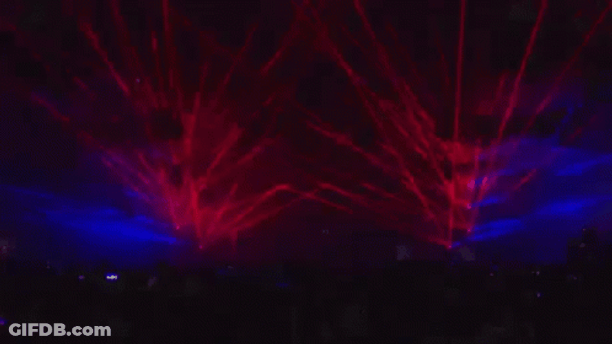 Strobe Light Flashing Concert GIF