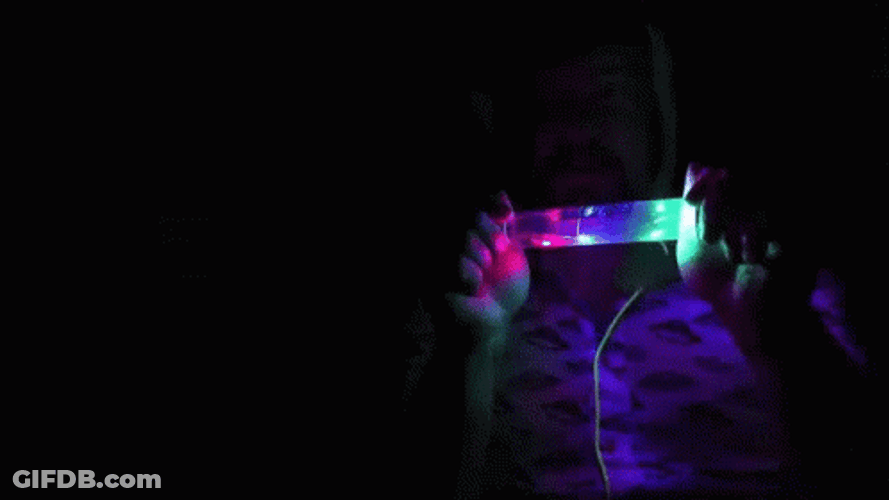 Strobe Light Glowing Party Dance GIF