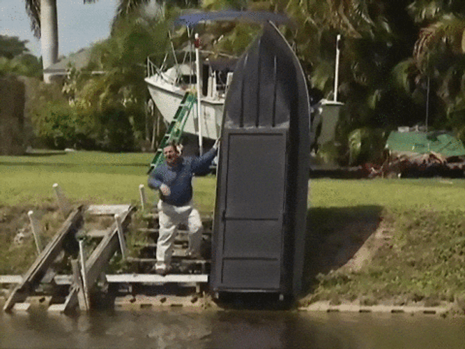 Strolling In Lake Gonna Need A Bigger Boat GIF