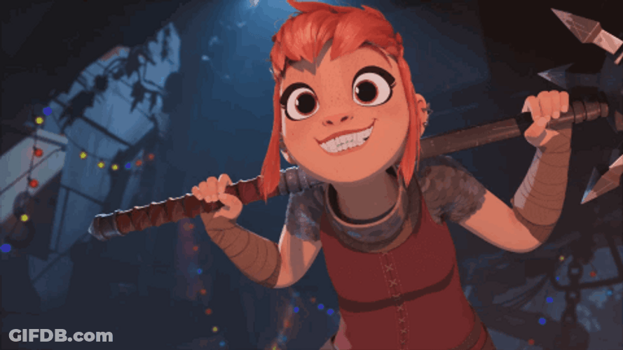 Strong Angry Nimona Movie GIF