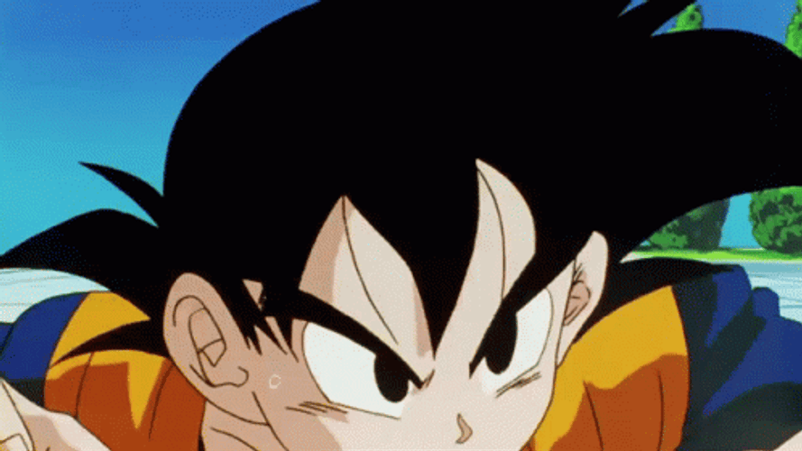 Strong Goten Training GIF