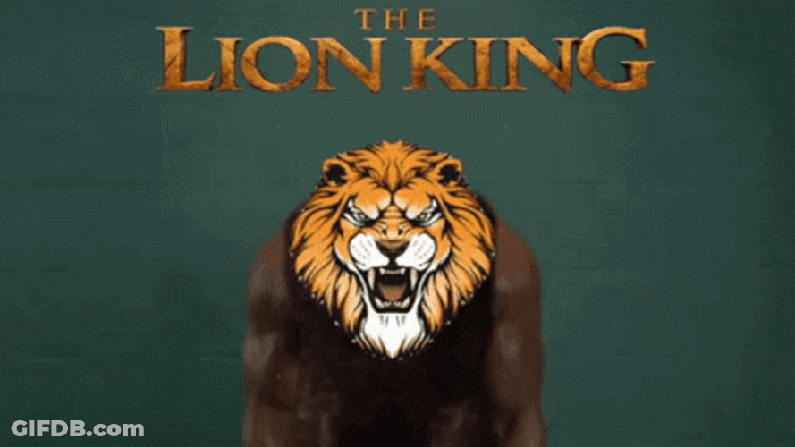 Strong Lion King Roar GIF