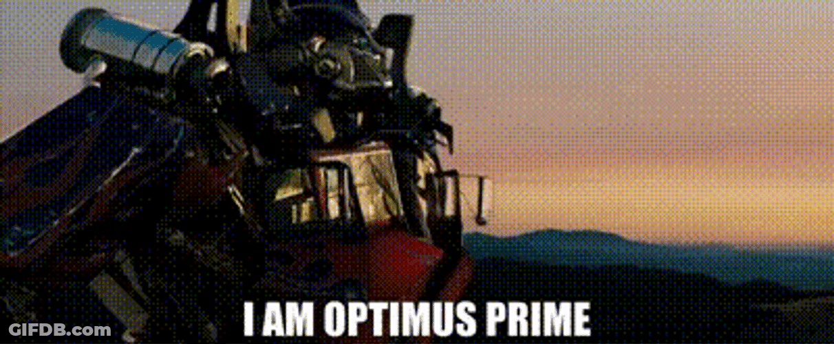 Strong Optimus Prime GIF