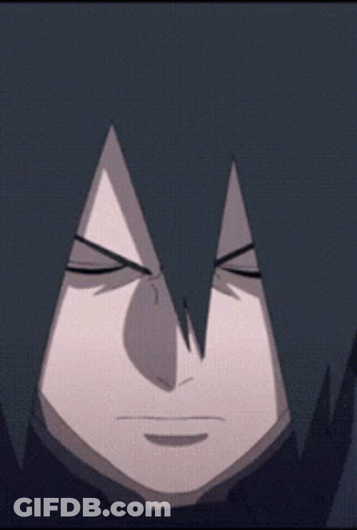 Strong Sasuke Uchiha Dark Aura GIF