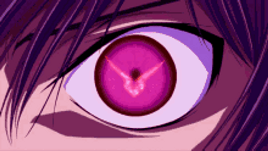 Strong Violet Eyes Code Geass Lelouch Lamperouge GIF