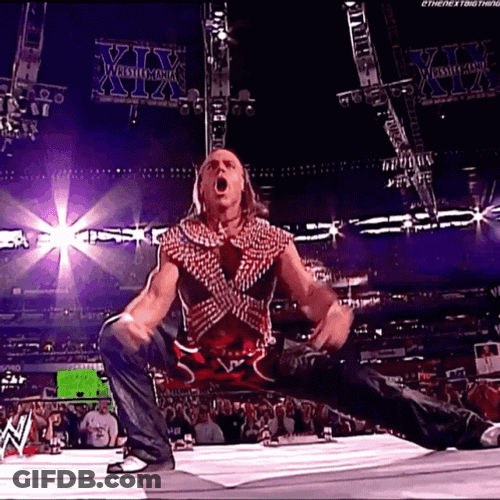 Strong WWE Wrestler Shawn Michaels GIF