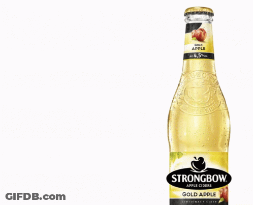 Strongbow Cider Beside Refreshing By Nature Sign GIF