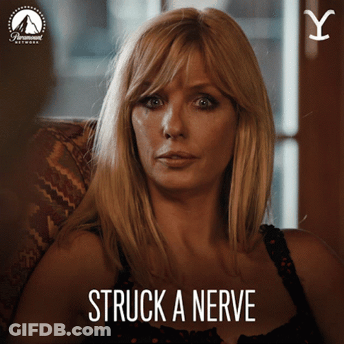 Struck A Nerve Beth Dutton GIF