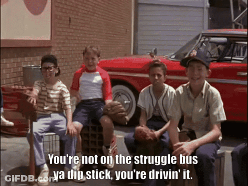 Struggle Bus The Sandlot GIF