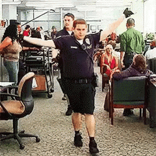 Strut Walking Jonah Hill GIF