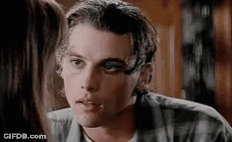 Stu Macher About To Kiss Scene GIF