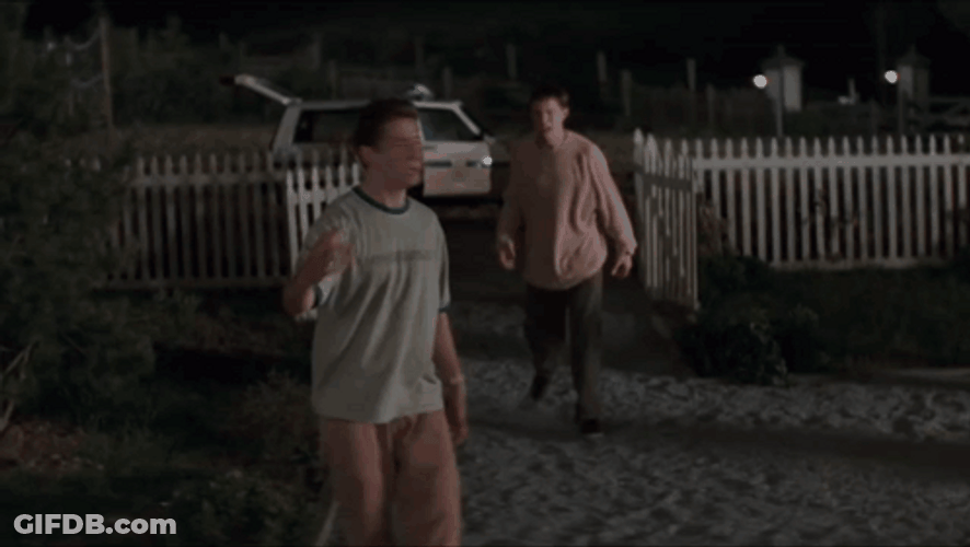 Stu Macher Let's Go Inside GIF