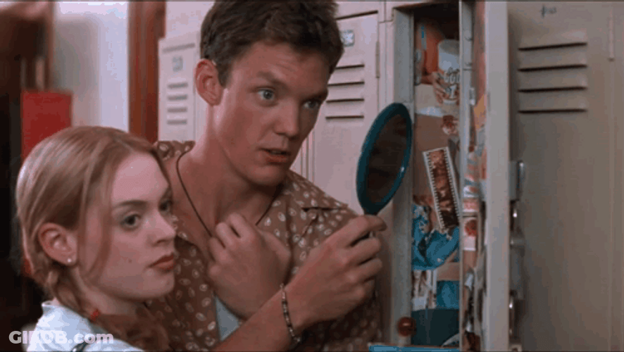 Stu Macher Lollipop Locker Scene GIF