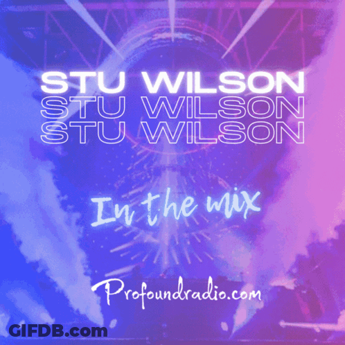 Stu Wilson In The Mix Poster GIF