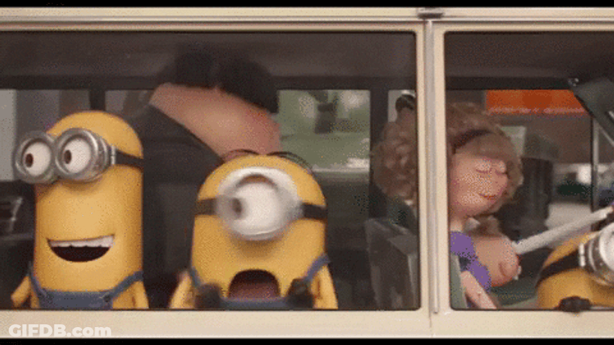 Stuart The Minion Shakling Kevin The Minion GIF