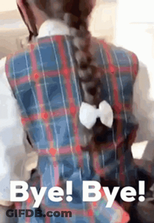 Student Bye Meme GIF