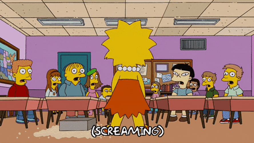 Student Jumping Out Window GIF