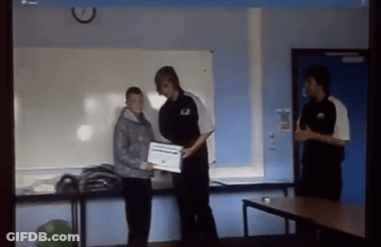 Student Pass Out In Class GIF