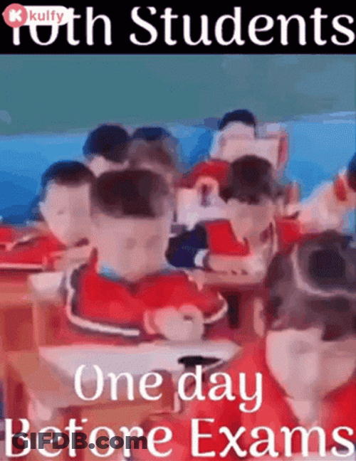 Students Preparing For Test GIF