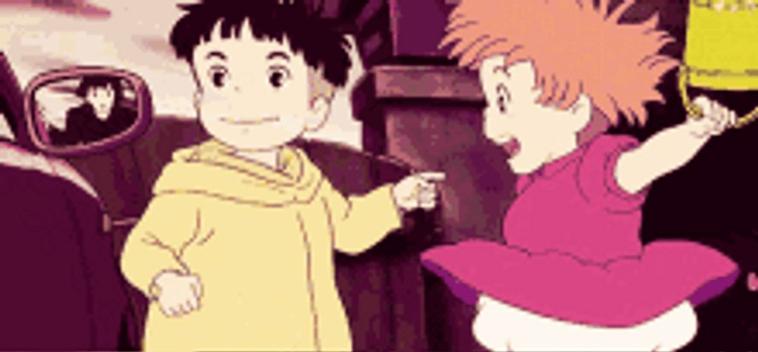 Studio Ghibli Anime Couple Sosuke GIF