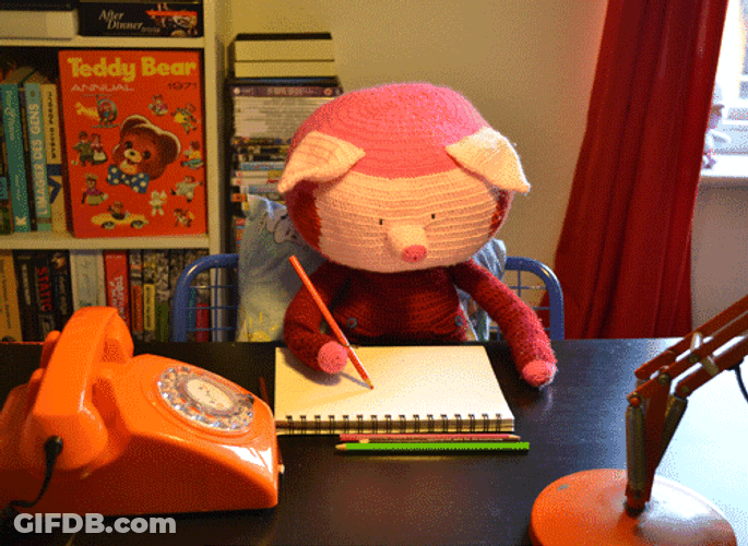 Studying Take Notes GIF