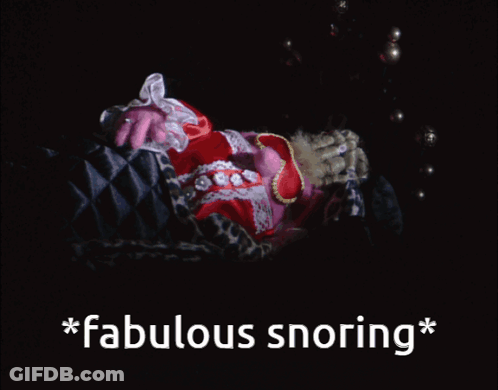 Stuffed Animal Fabulous Snoring GIF
