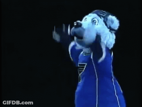 Stuffed Animal In Blue Shirt With Wing GIF
