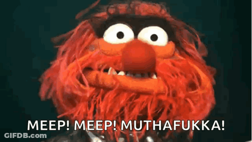 Stuffed Animal Meep Meep Muthafukka GIF