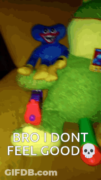 Stuffed Animal Saying Bro I Don't Feel Good GIF