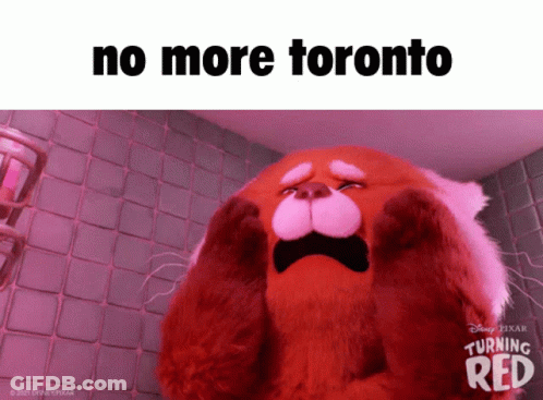 Stuffed Animal Saying No More Toronto GIF