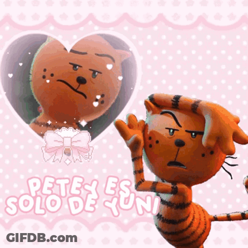 Stuffed Animal Saying Pete Es Solo De Yun GIF